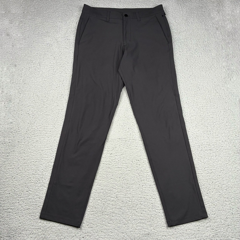 Lululemon ABC Commission Pant Men's 32x31 Black Stretch Chino Slim Fit LM5975S